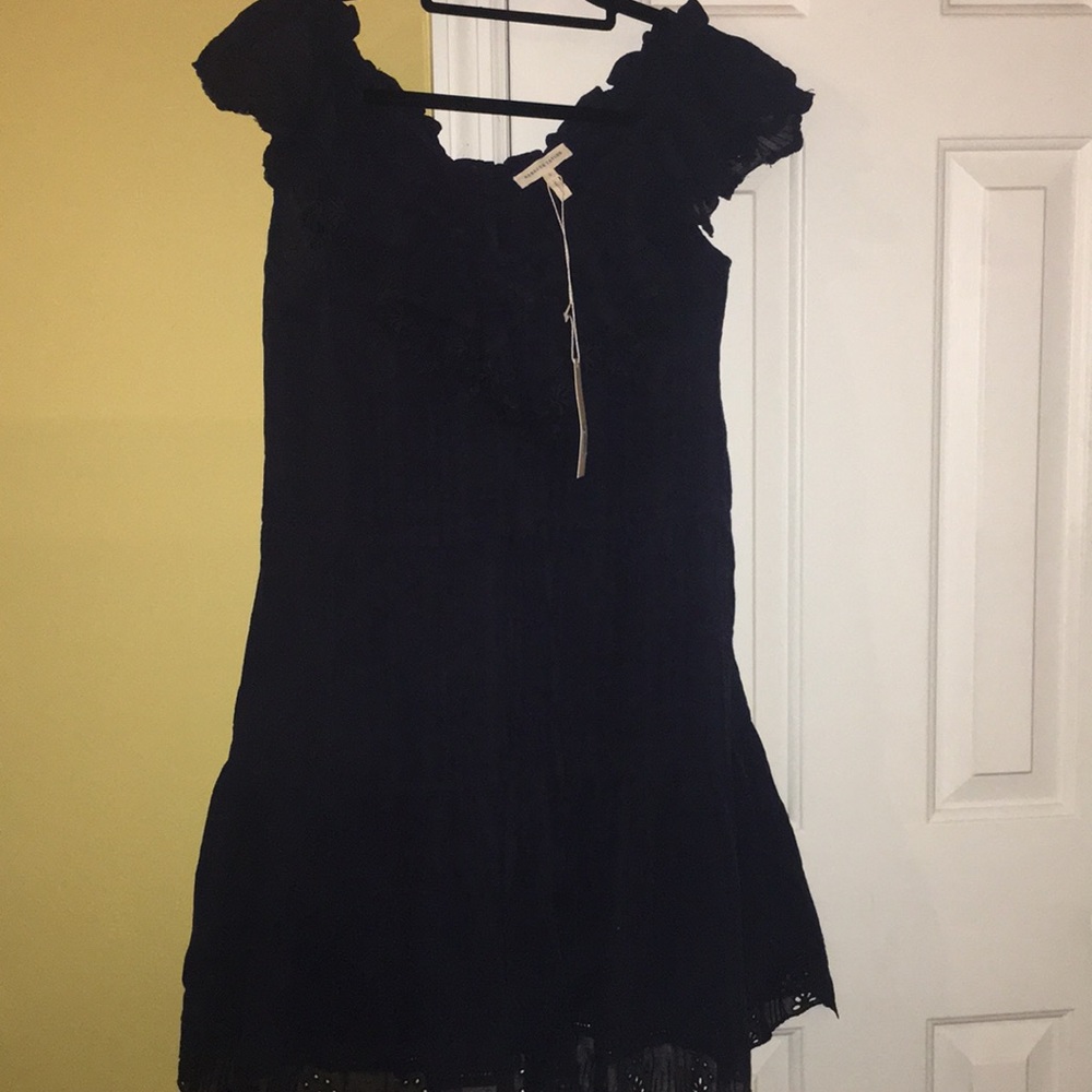 New  Gorgeous Navy Marina Rebecca Taylor Dress